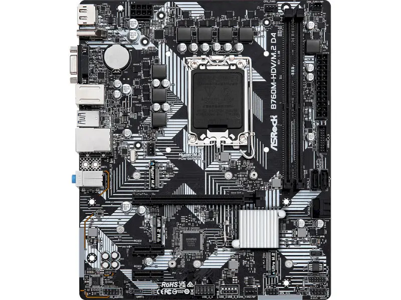 Материнська плата ASRock B760M-HDV/M.2 D4 - фото 2