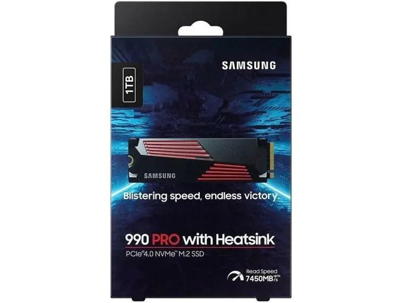 SSD-накопичувач Samsung 990 PRO with Heatsink 1 TB (MZ-V9P1T0CW) - фото 5