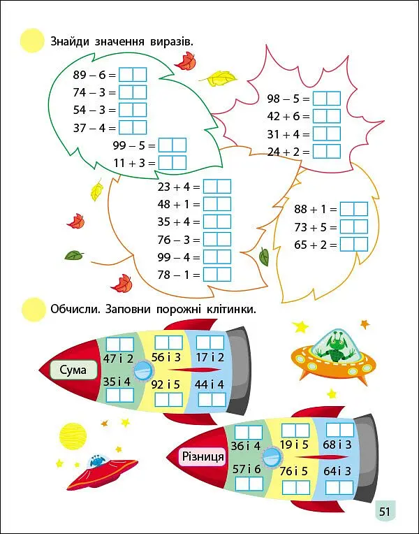 Тренувальний зошит: Математика 1 клас частина 2 (471217) - фото 5