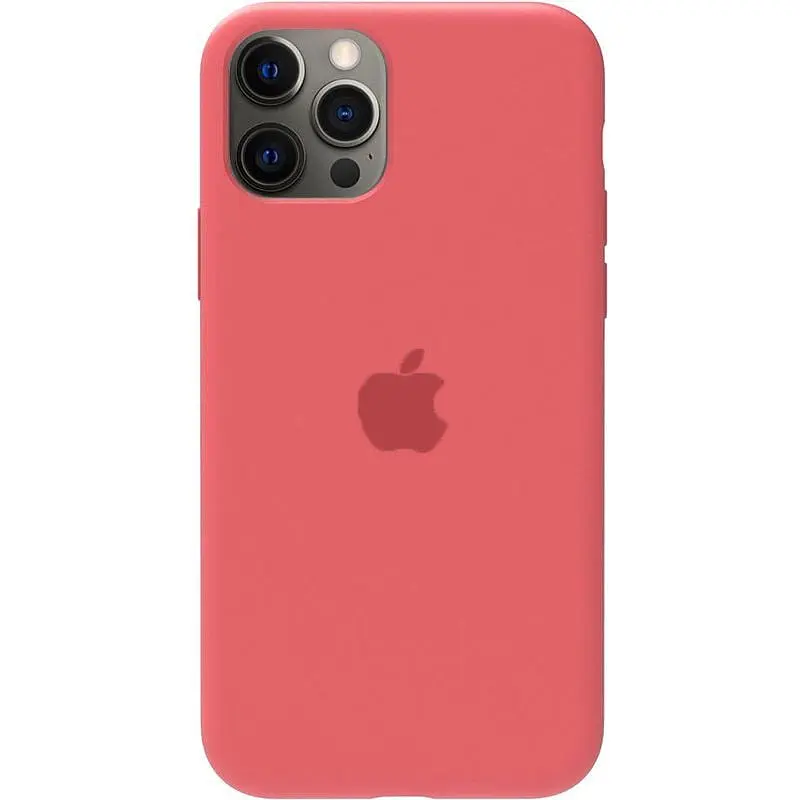 Чохол-накладка Toto Silicone Full Protection Case Apple iPhone 12 Pro Max Peach Pink - фото 2