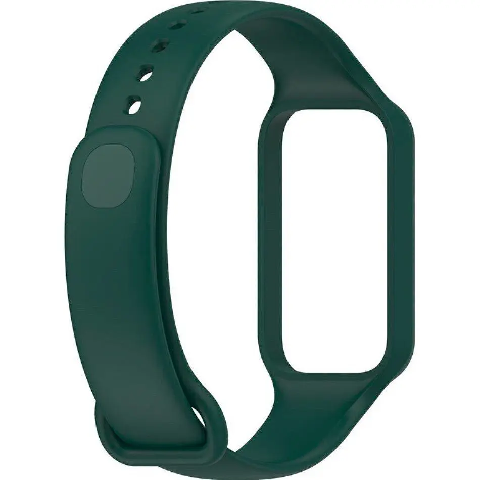 Ремінець ArmorStandart Silicone для Mi Band 8 Active / Redmi Smart Band 2 Dark Green [ARM73996] [103393] - фото 2