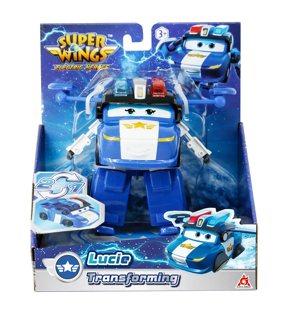 Ігрова фігурка-трансформер Super Wings Transforming Люсі (Lucie) 12.5 см (EU780235) - фото 6