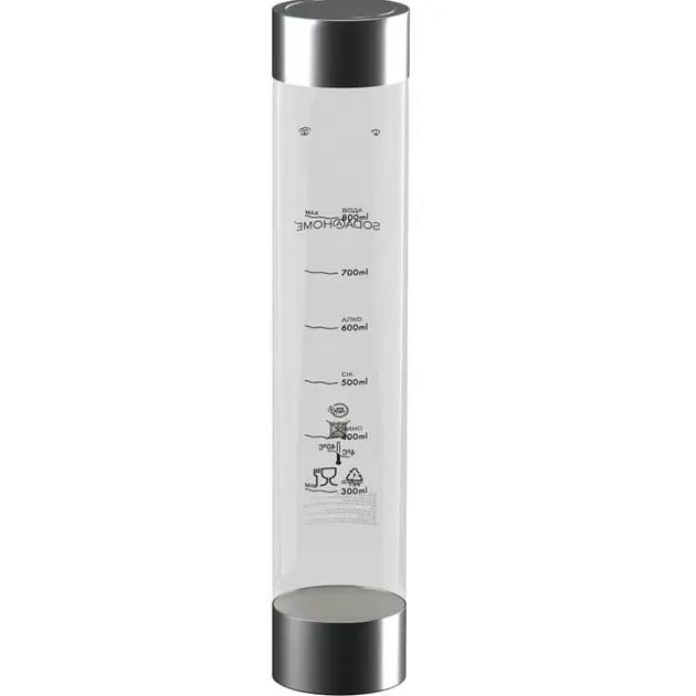 Сифон для газирования воды Soda@home Mercurius 7005 + 3 баллона серебристый - фото 4