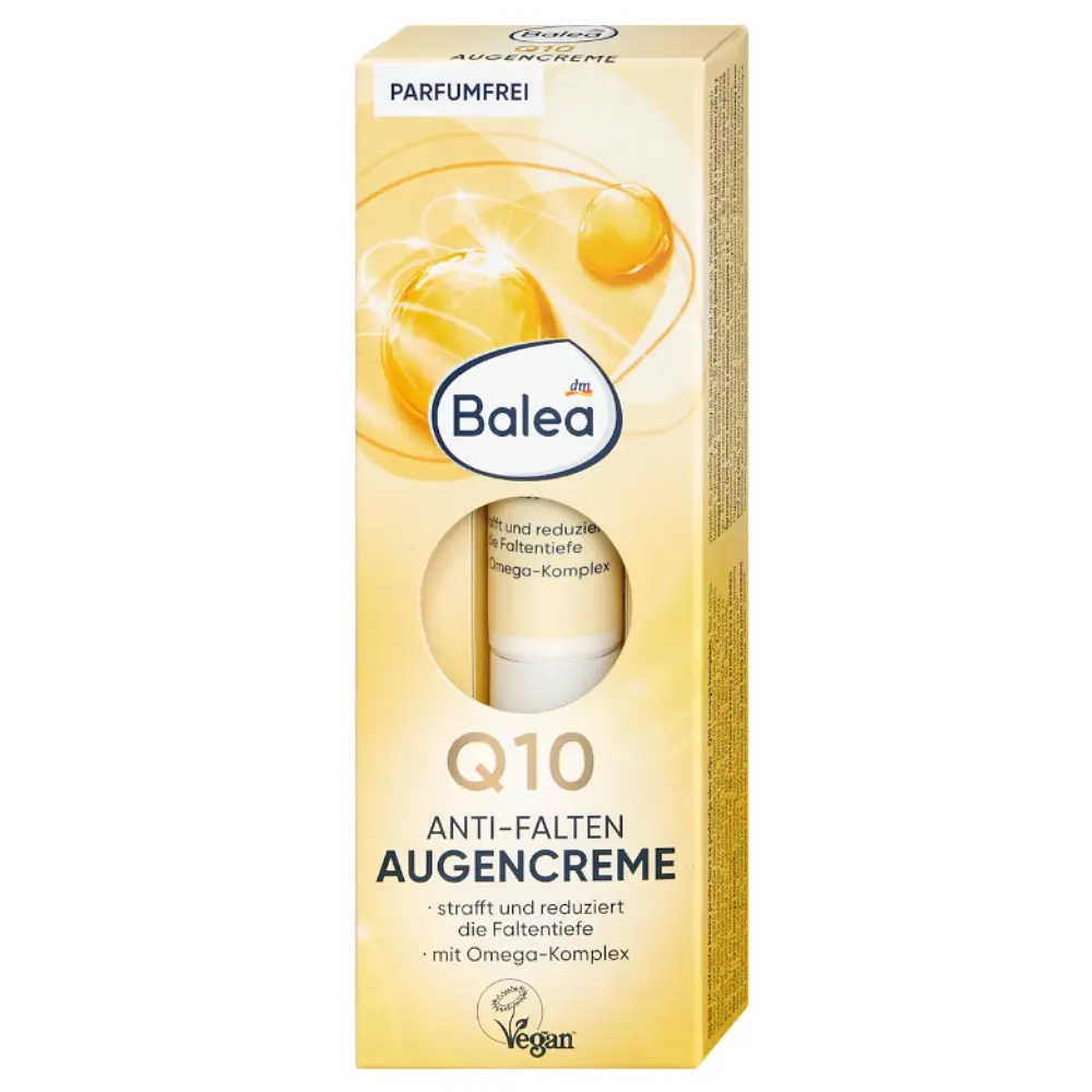 Крем для шкіри навколо очей Balea Q10 Anti-Falten Augencreme з коензимом Q10, 15 мл - фото 2
