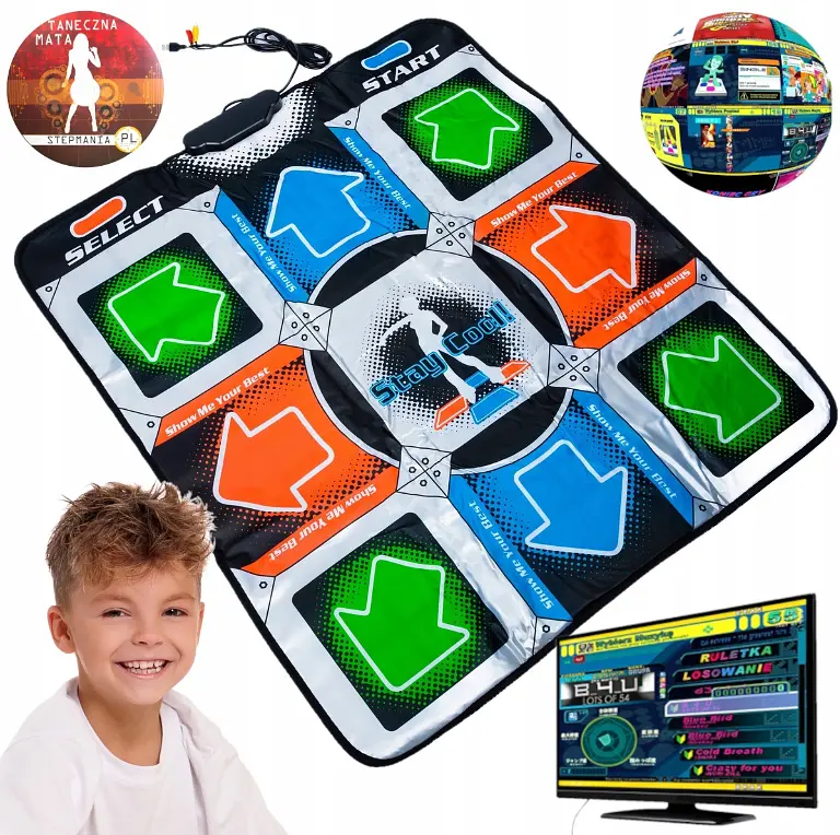 Танцювальний килимок USB для ПК комп'ютера PC Dance mat Dance Pad покращений з CD - фото 5