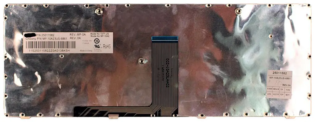 Клавіатура для ноутбука Lenovo IdeaPad (B470, V470) Чорна, (Чорна рамка) - фото 2