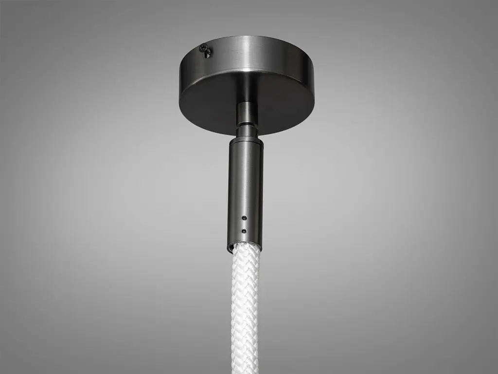 Люстра стельова LED Diasha 9610-2500BHR Шланг, 28W, чорний хром, сучасний стиль для коридору, вітальні, спальні, кухні, офісу - фото 3