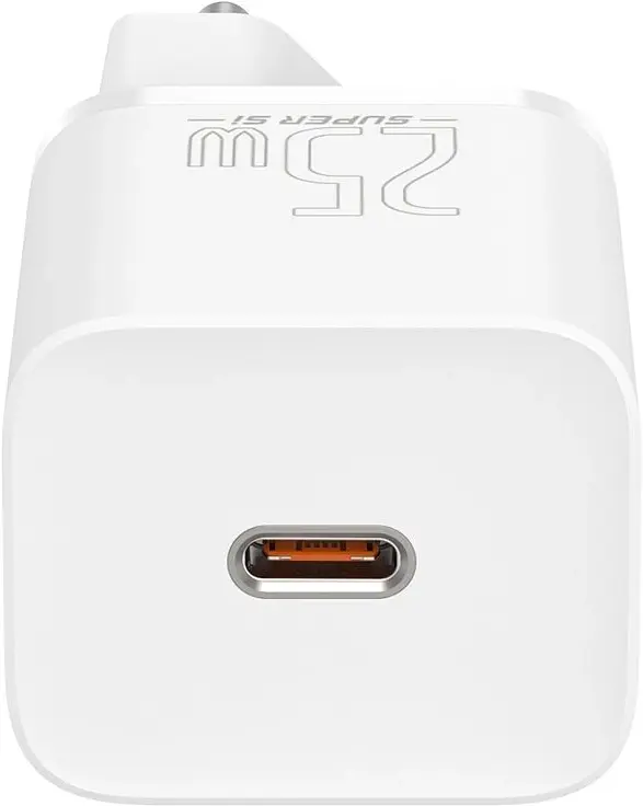 Зарядний пристрій Baseus Super Si Quick Charger 1C 25W EU white (CCSP020102) - фото 4