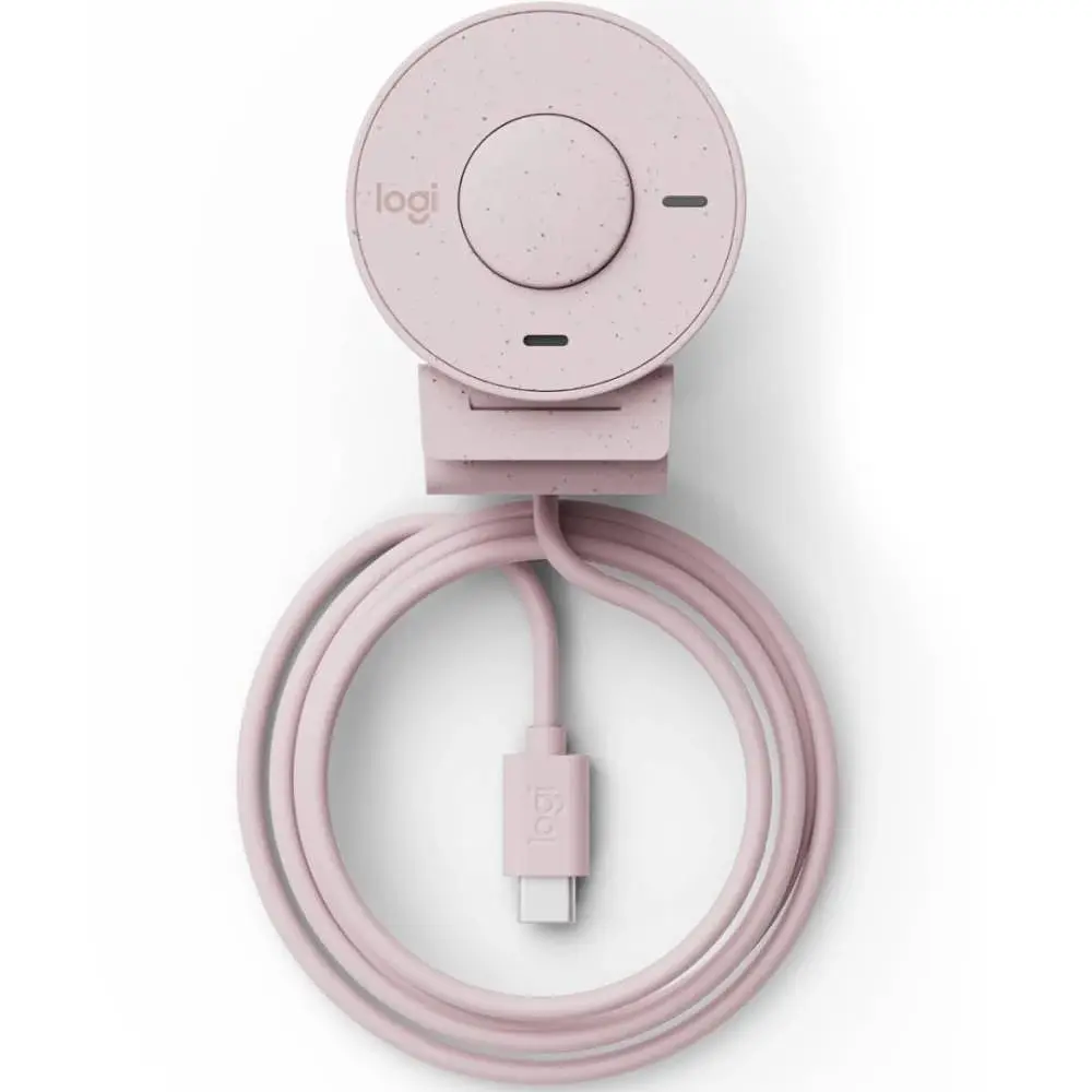 Веб-камера Logitech Brio 300 Rose (960-001448) - фото 6