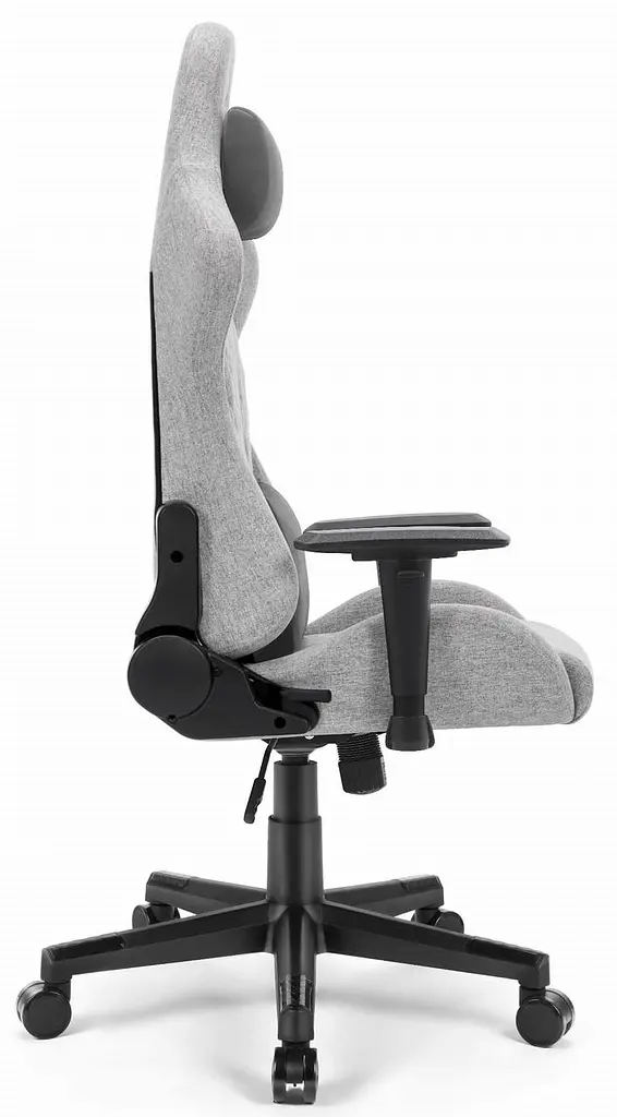 Компьютерное кресло Hell's Chair HC-1006 Grey-Black ткань - фото 6