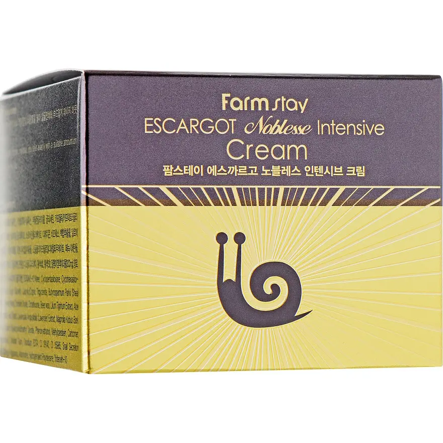 Крем для зони навколо очей FarmStay Escargot Noblesse Intensive Eye Cream, з муцином равлика, 50 г - фото 3