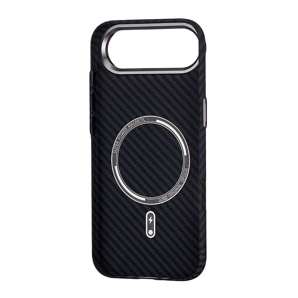 Чохол Luxo Free Air CarBon with MagSafe iPhone 17 AIR Black - фото 3