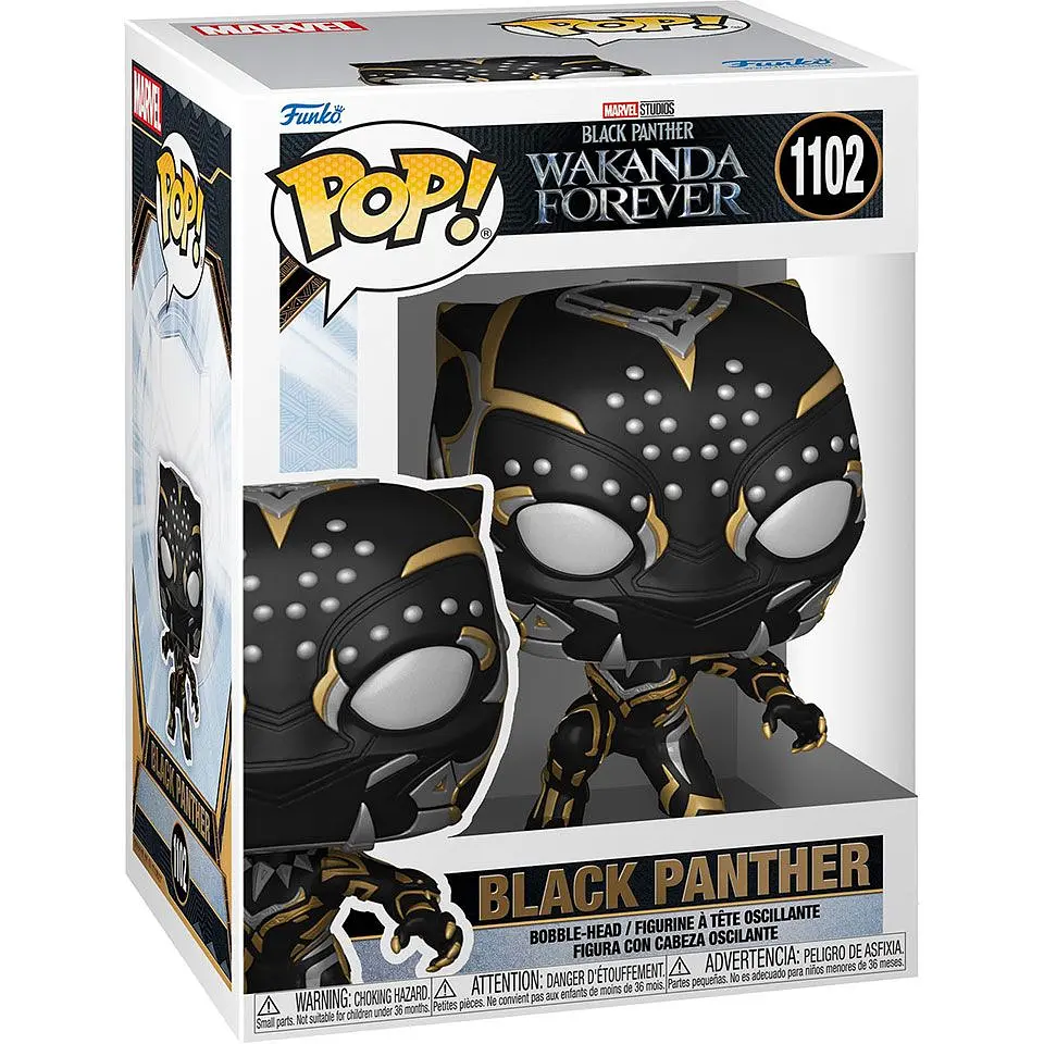 Ігрова фігурка Funko Pop! Marvel Black Panther Wakanda Forever Черная пантера (66718) - фото 6