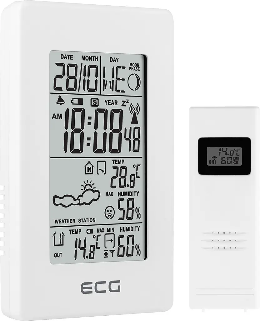 Метеостанція ECG MS 100 White - фото 7