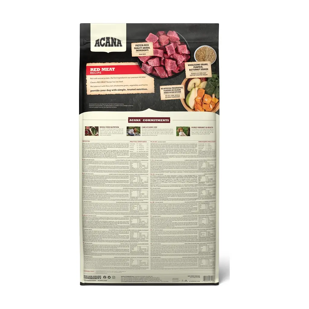 Сухий корм для собак Acana Red Meat Recipe 14,5 кг (0064992561178) - фото 4