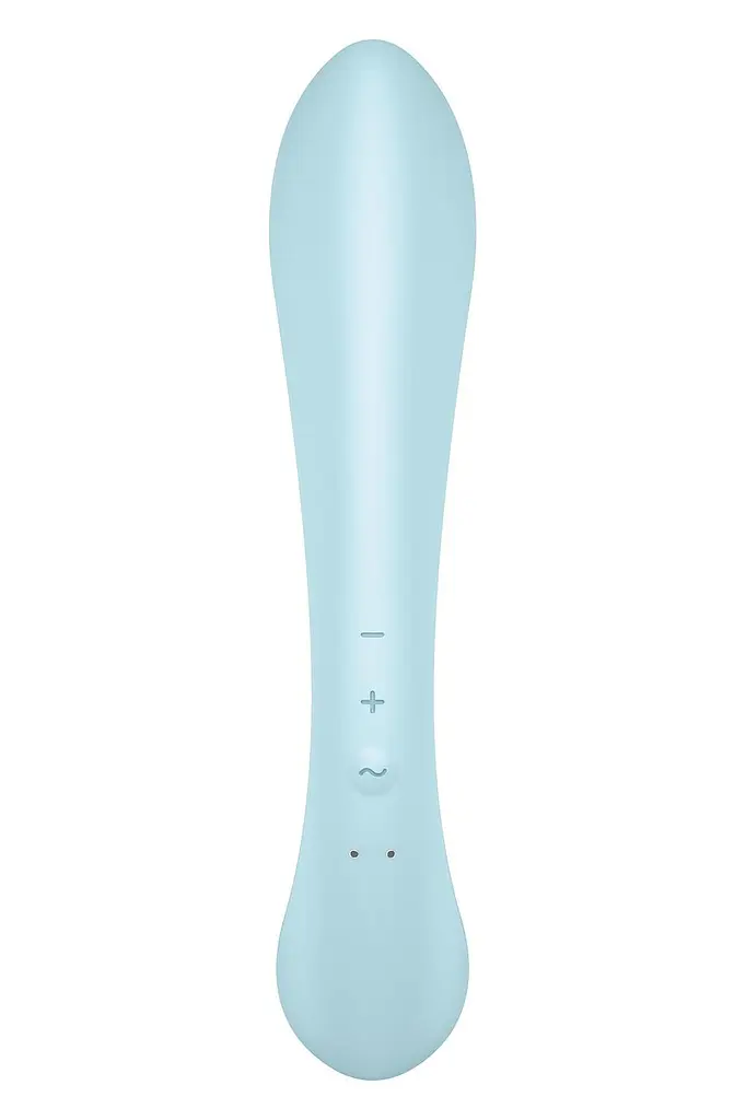 Вибратор кролик Satisfyer Triple Oh 24 см голубой - фото 5