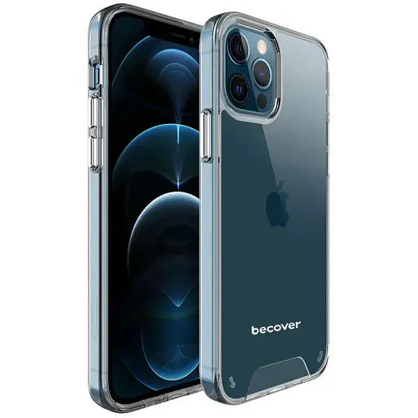 Чохол-накладка BeCover Space Case для Apple iPhone 12 Pro Max Transparancy (707794) - фото 2