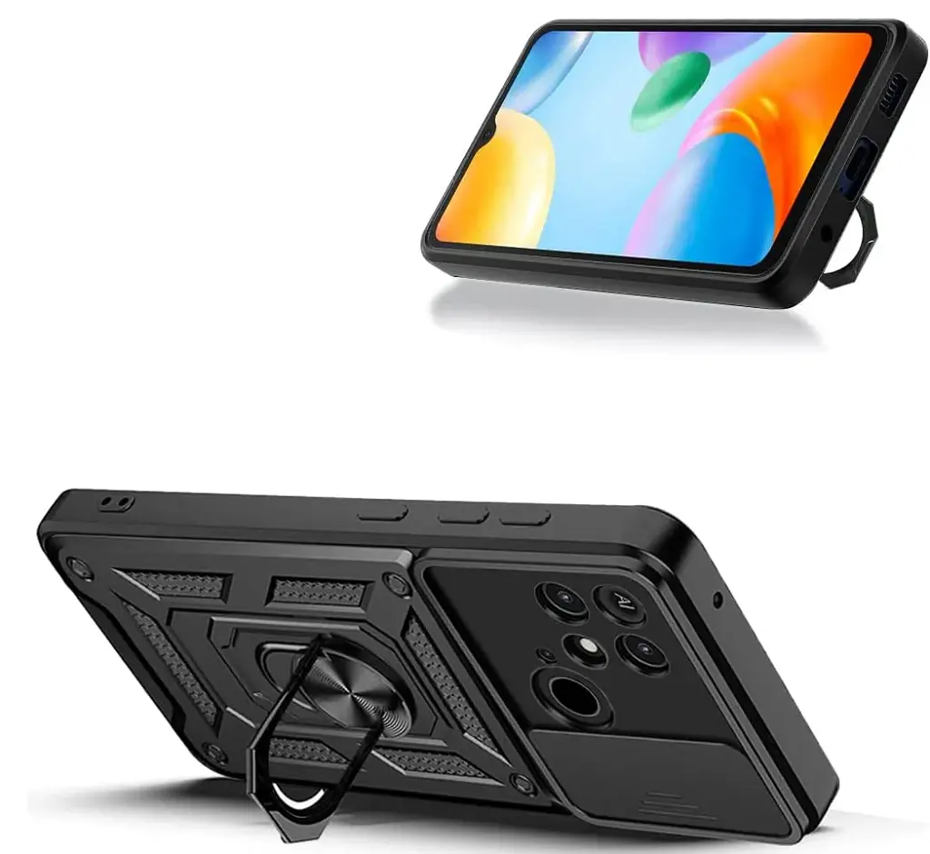 Панель BeCover Military для Xiaomi Redmi 10C Black (707425) - фото 5