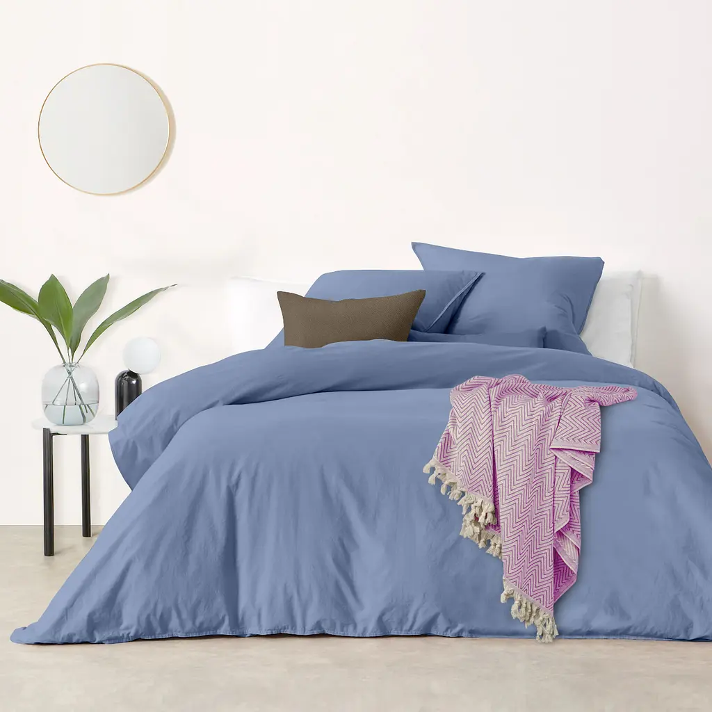 Плед хлопковый Cosas ZIGZAG CS3 180х230 см розовый (Plaid_Zigzag_04Bubble_180x230) - фото 2