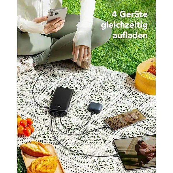 Портативное зарядное устройство Veger V2708 PD20 27000 mAh черный - фото 2