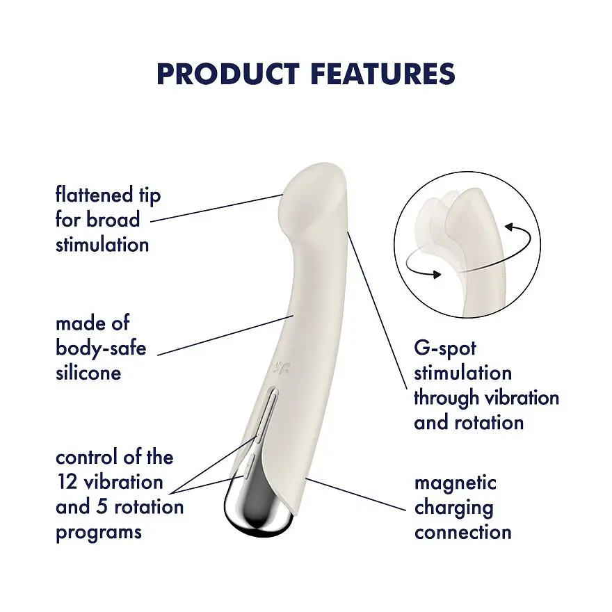 Вібратор Satisfyer Spinning G-Spot 1 - фото 6