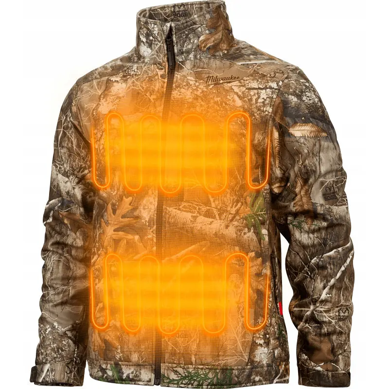 Куртка з підігрівом MILWAUKEE, M12 HJCAMO6-201(L), камуфляжна (розмір L) (+зар.пр., 1 акум.Х 2А·год) - фото 3
