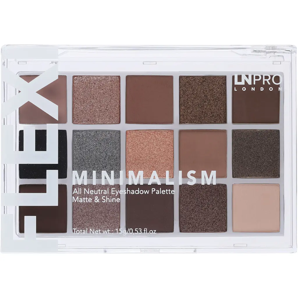 Тіні для повік LN Pro Flexi Eyeshadow Palette Minimalism №101, 15 г - фото 4