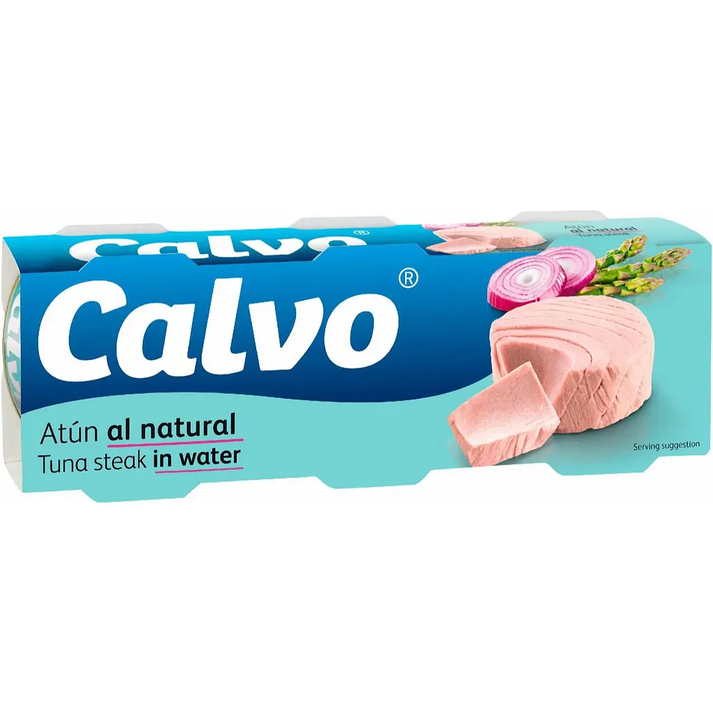 Тунець Calvo у власному соку 3 шт. x 80 г