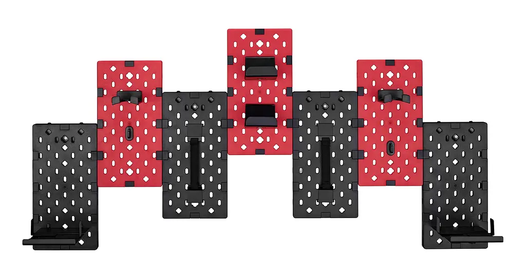 Настінна дошка-органайзер OfficePro WO1080B Black/Red - фото 2