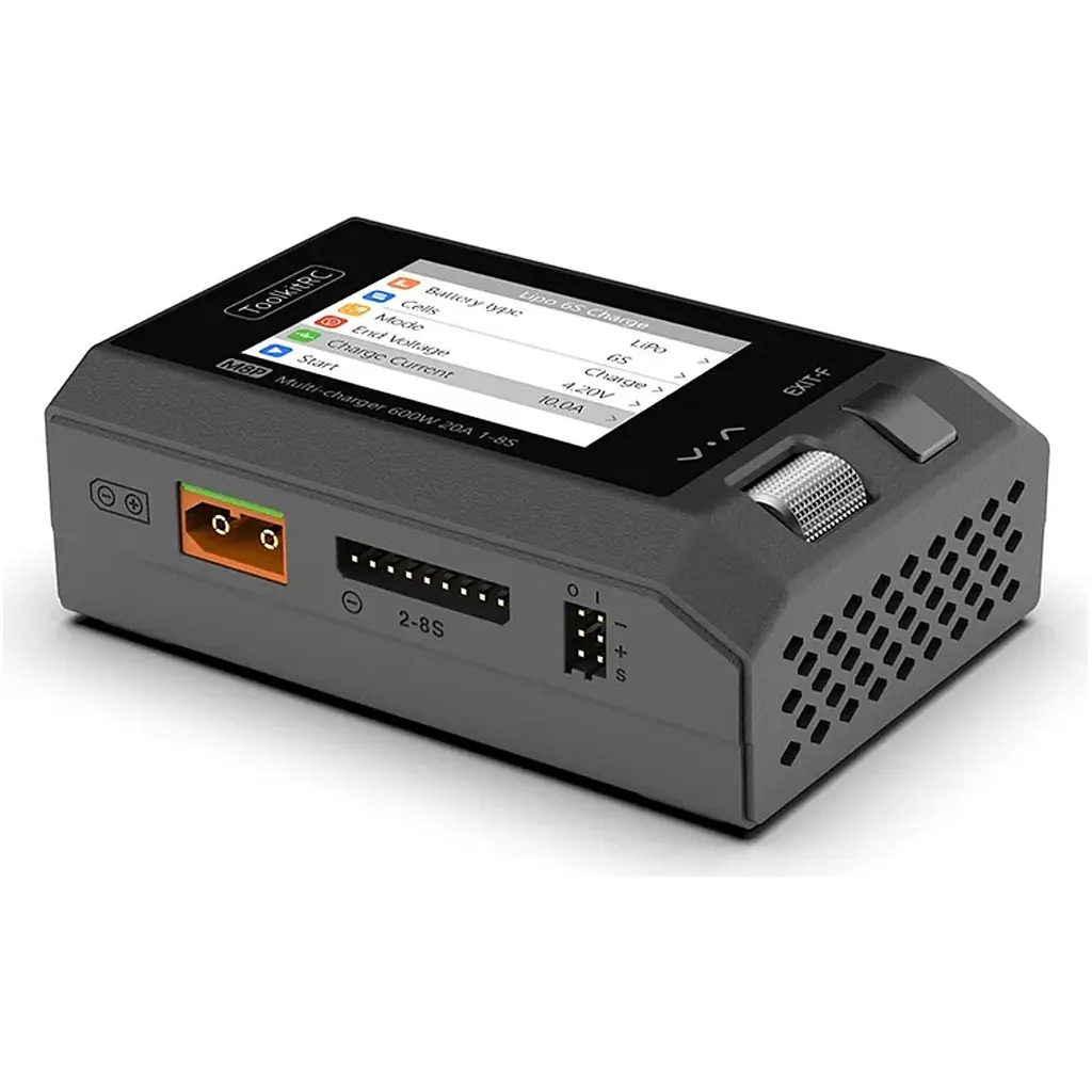 Зарядное устройство ToolKitRC M8P 600W 25A для FPV 1-8S черный (18760) - фото 3