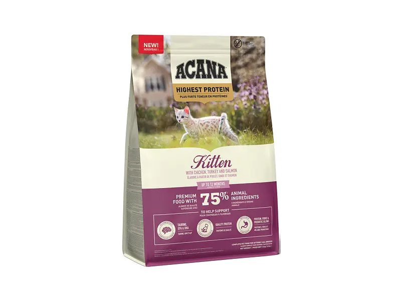 Сухой корм для кошек ACANA Highest Protein Kitten Recipe 1.8 кг (0064992723255) - фото 2