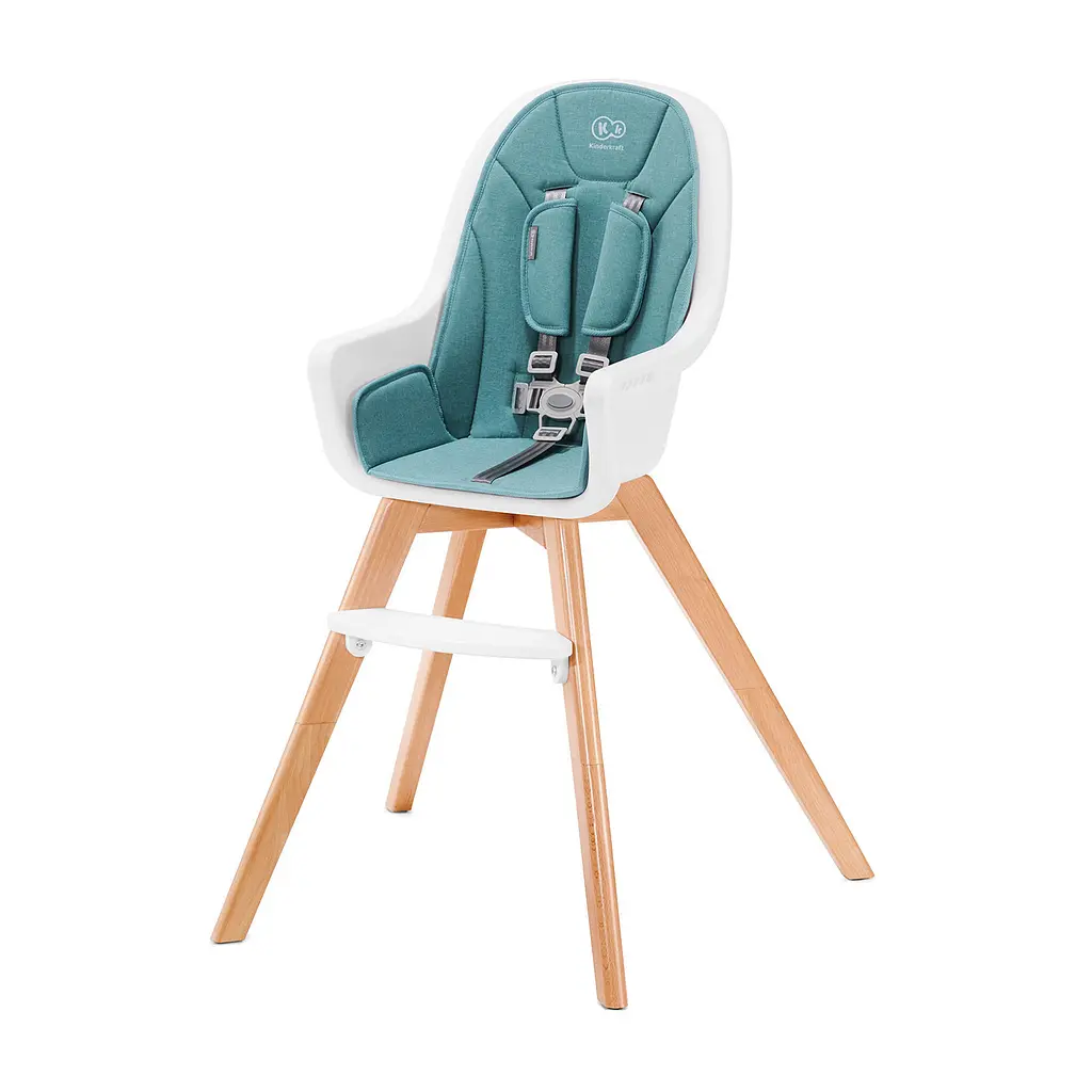 Стульчик для кормления 2в1 KiderKraft Tixi Turquoise - фото 2