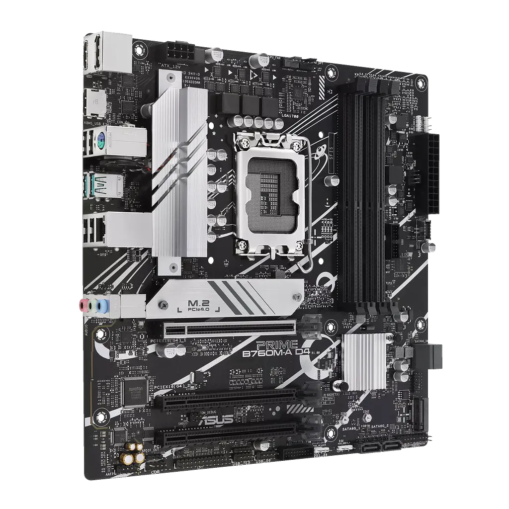 Материнська плата Asus B760M-A Prime D4-CSM LGA 1700 (PRIME B760M-A D4-CSM) Б/В - фото 2