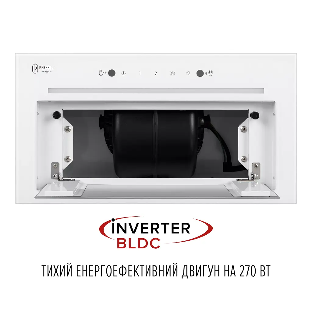 Витяжка повновбудована Perfelli Design Filini 5 Bianco Silenzio - фото 5