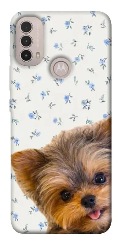 TPU чохол Demsky Cute Yorkie для Motorola Moto E40