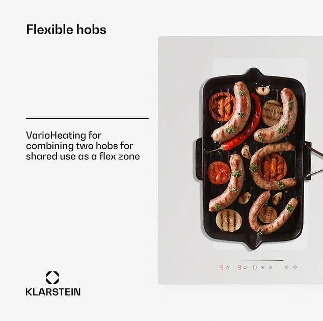 Індукційна плита з витяжкою Klarstein Full House 90 (10045398) - фото 9