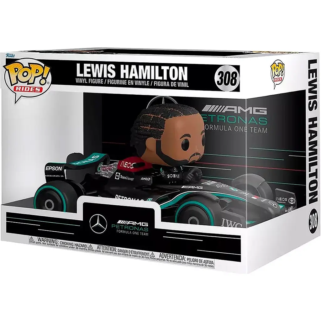 Фигурка Funko Pop! Formula-1: Льюис Хэмилтон на машине 11 см [75797] [118176] - фото 6