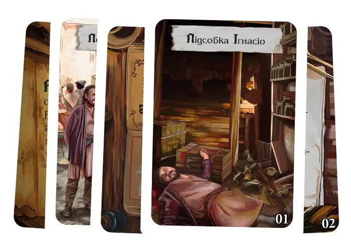 Настільна гра Geekach Games Шерлок. Середньовіччя 3 в 1. Набір 1 (Sherlock) (укр.) (GKCH085MA) - фото 7