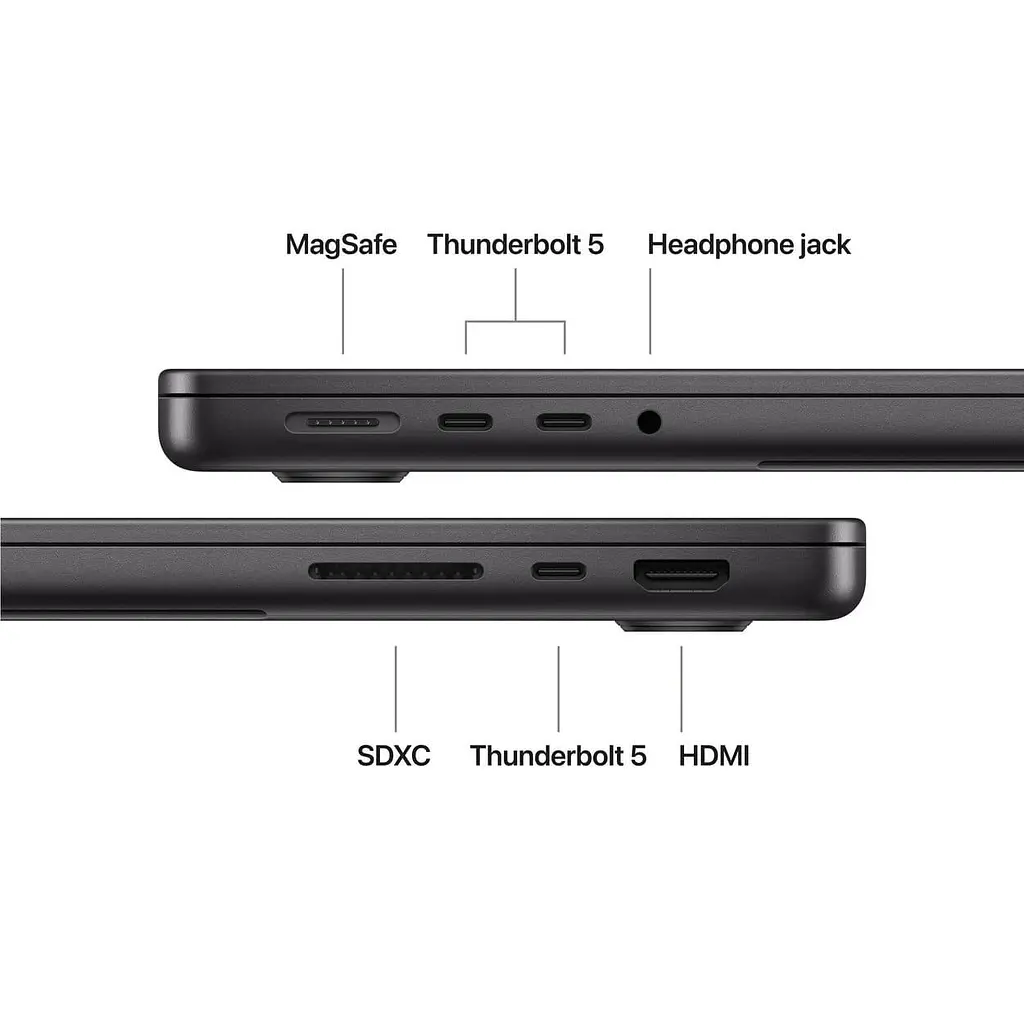 Ноутбук Apple MacBook Pro A3426 (14, Apple M5 Pro, 48 GB, 1 TB, UMA, DOS) Space Black (Z1ML001TJ) - фото 6