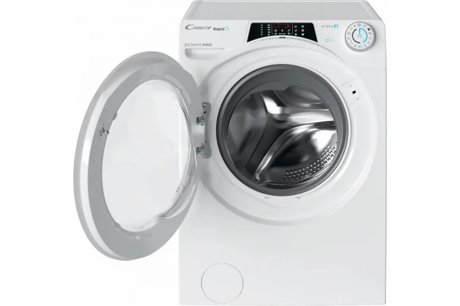 Пральна машина Candy з фронтальним завантаженням RO1496DWME/1-S, 9кг, 1400, A+++, Пара, 53см, Дисплей, Інвертор, Wi-Fi + Bluetooth, Білий (RO1496DWME/1-S) - фото 4
