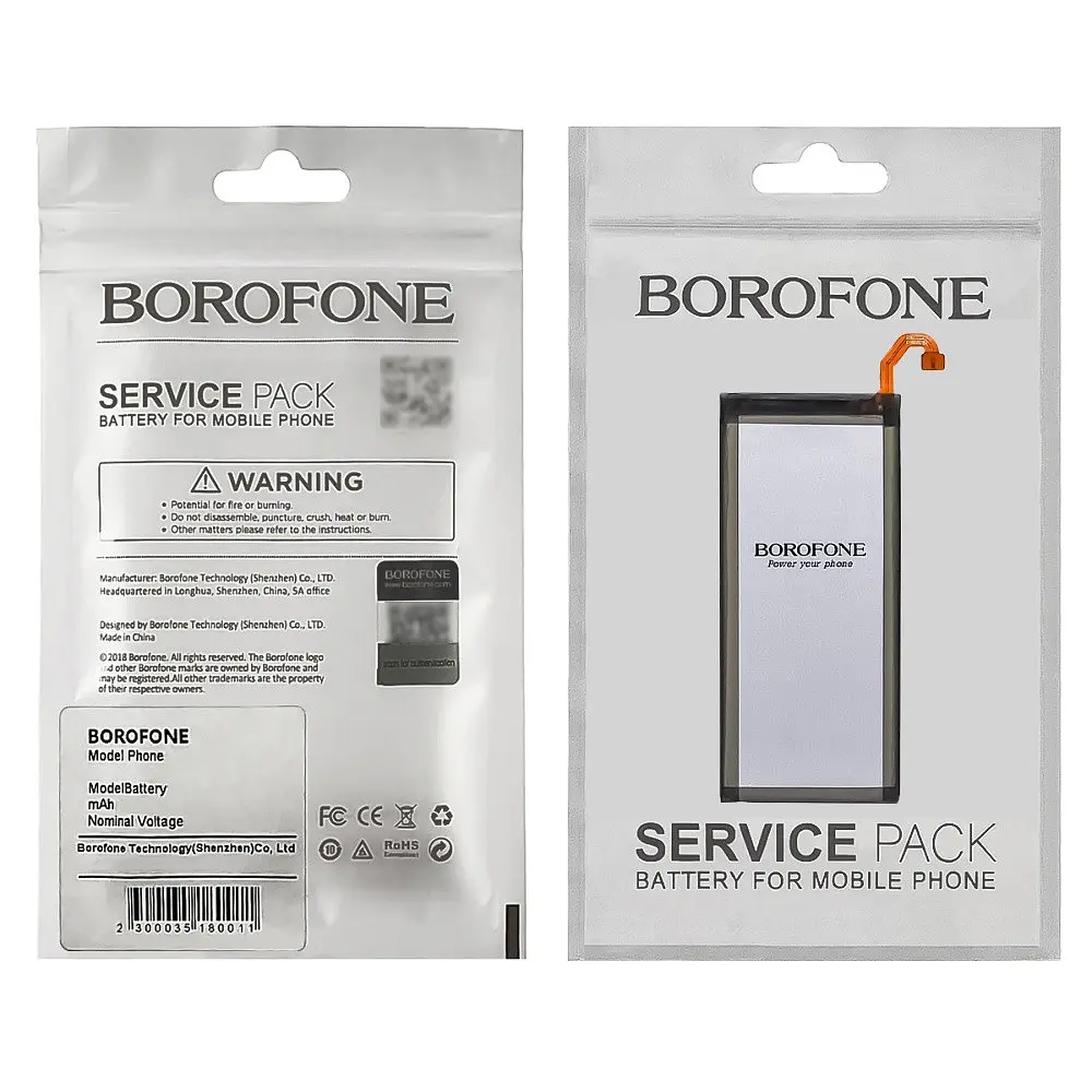 Акумулятор Borofone EB-BJ800ABE для Samsung J800 J8/J600 J6 (2018)/A6 (2018) - фото 2