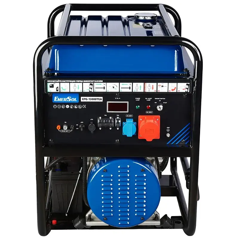 Генератор бензиновый EnerSol 12/13 кВт 3-фазный EPG-13000TEA - фото 2
