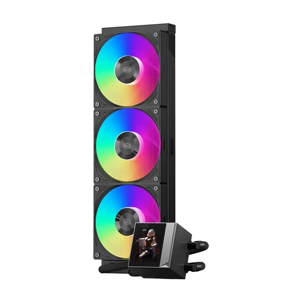 Система рідинного охолодження PcCooler DC360 Pro ARGB Display BK