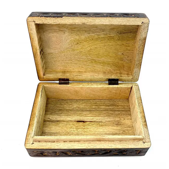 Скринька з мангового дерева 17.5х11.5х6 см - фото 3