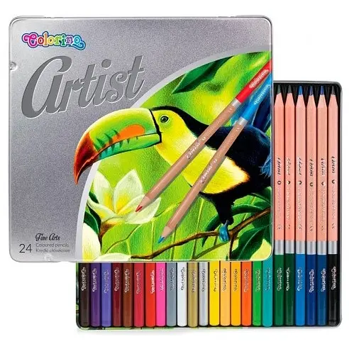 Олівці кольорові Сolorino Artist 24 кольори 24 шт. (83263PTR) - фото 2