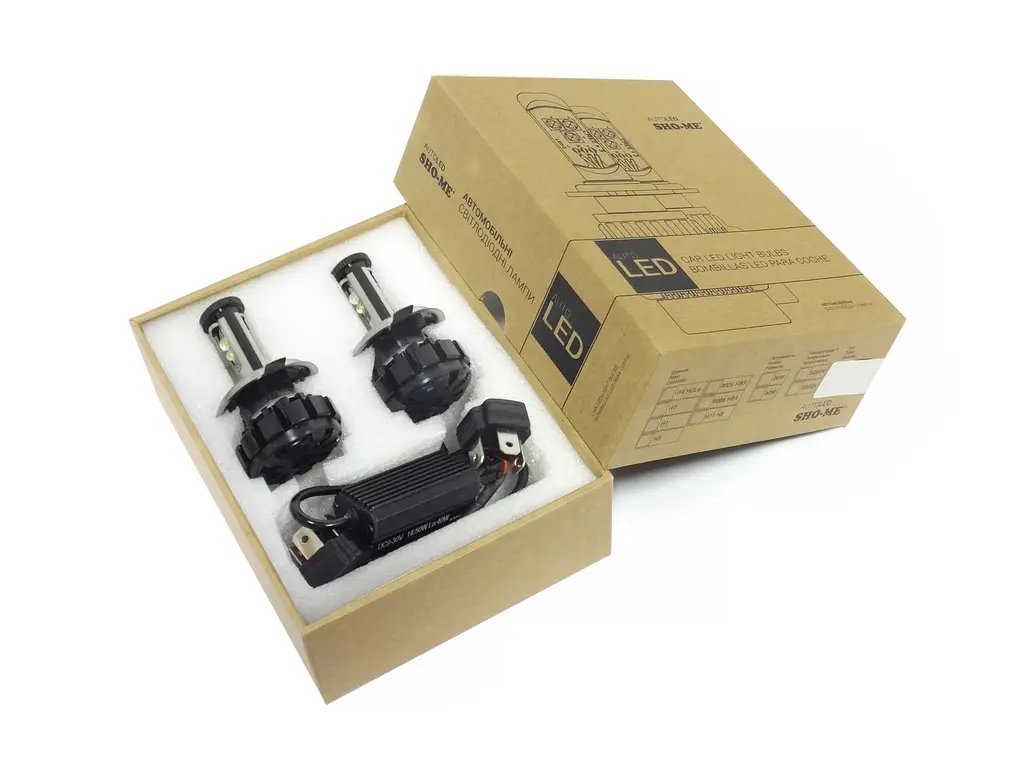 Комплект світлодіодних ламп Sho-Me G1.4 H4 50W - фото 8