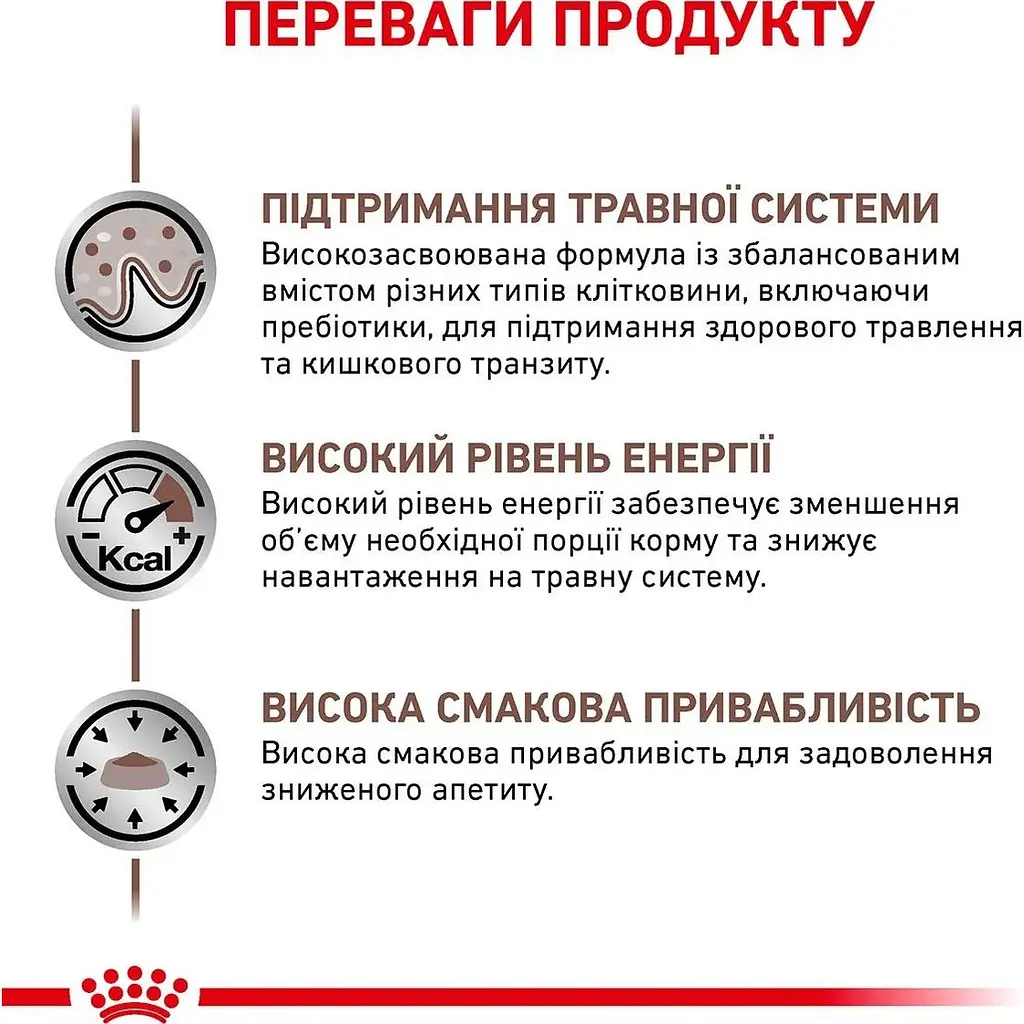 Сухий корм для котів Royal Canin Gastrointestinal Moderate Calorie при розладах травлення 2 кг - фото 3