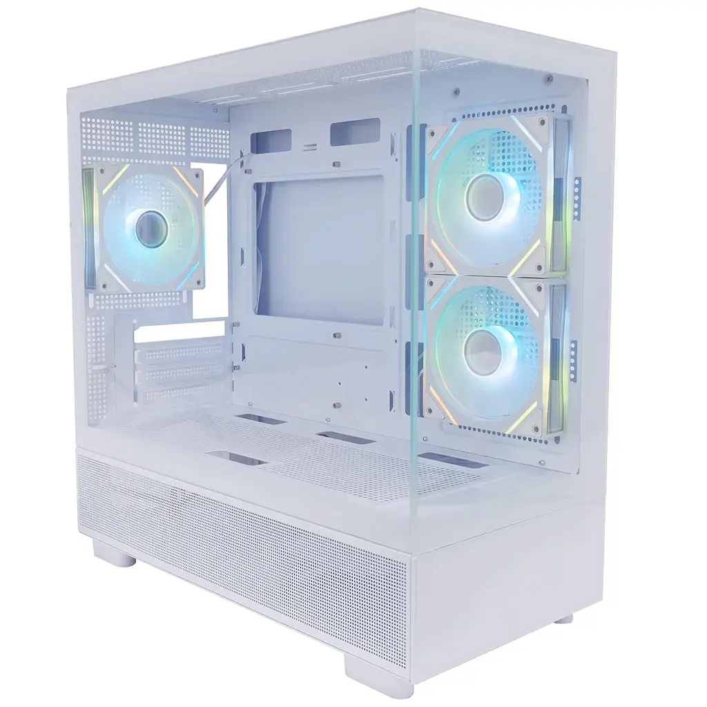 Корпус для ПК 1stPlayer Mi5-WH-2FC7R-W-1FC7-W
