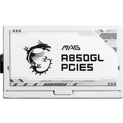 Блок живлення MSI 850W (MAG A850GL PCIE5 WHITE) - фото 5