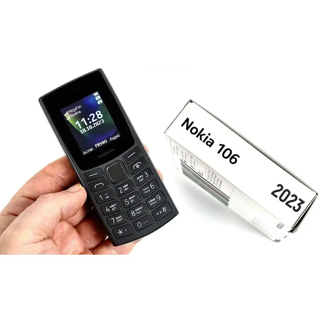 Мобільний телефон Nokia 106 DS 2023 TA-1564 сірий - фото 2